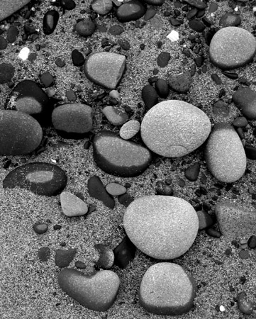 Beach stones
